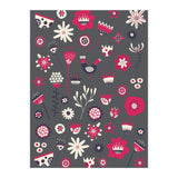Spring Folk Floral Grey (Print Only) thumbnail