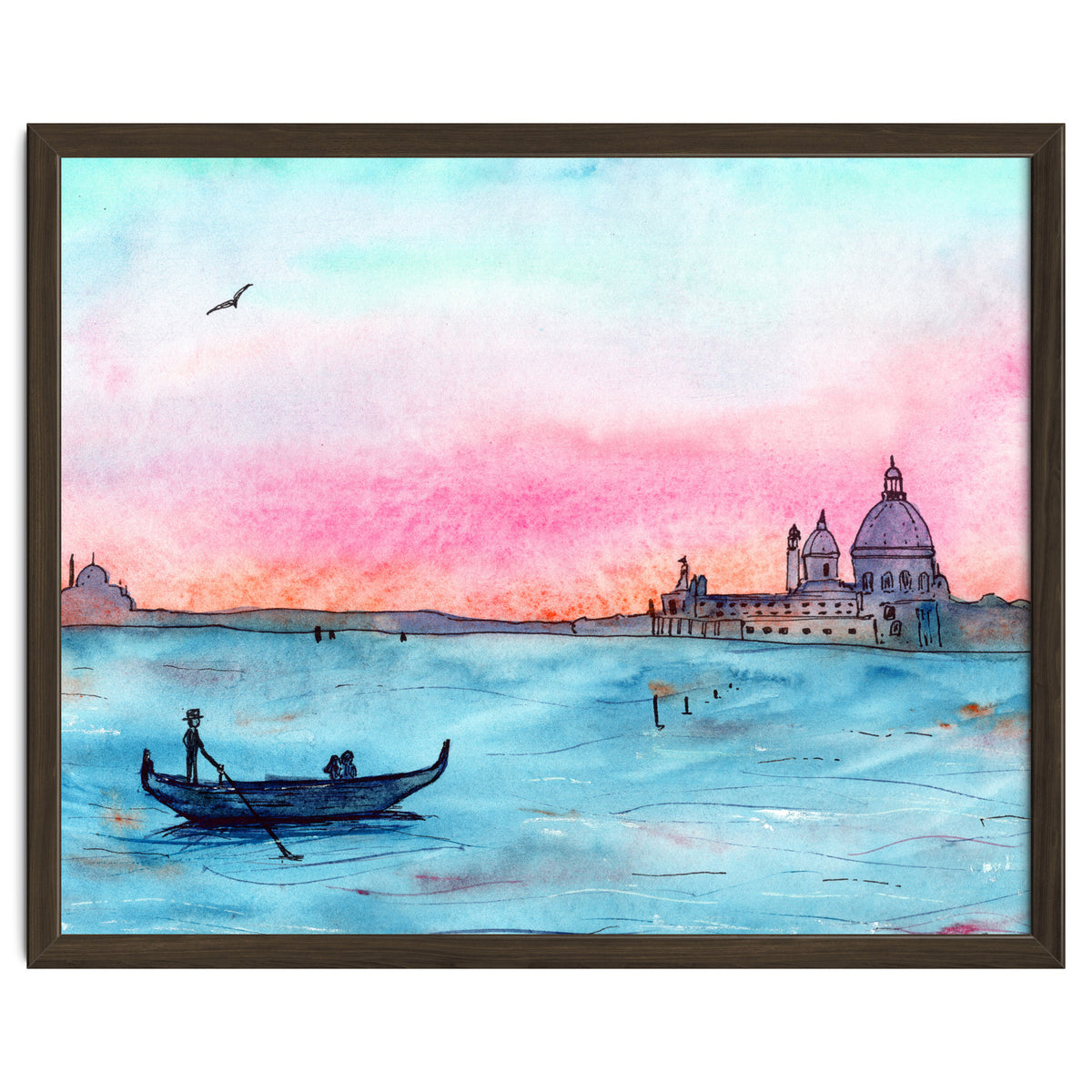 Sunset in Venice || watercolor