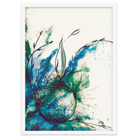 Abstract Sea Watercolour