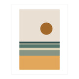 Ocean - Mid Century Landscape (Print Only) thumbnail