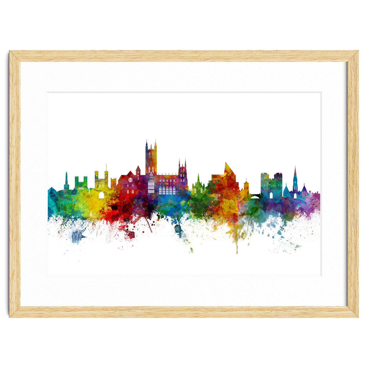 Canterbury England Skyline