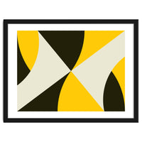 Geometric Shapes No. 4 - yellow, black & white