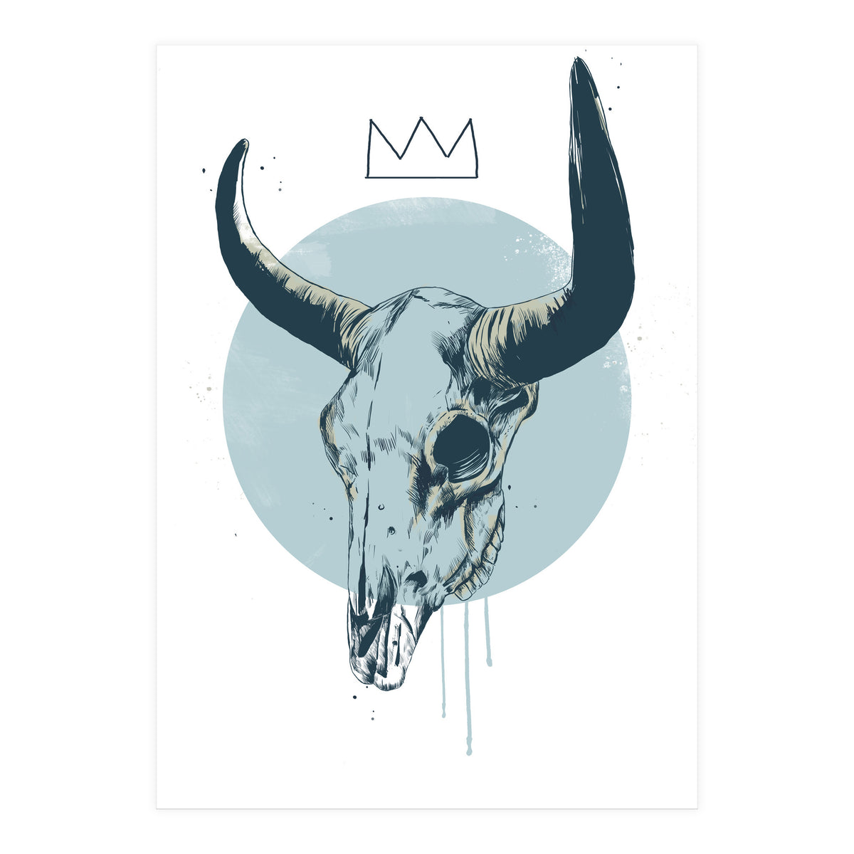 Bull Skull (Print Only)