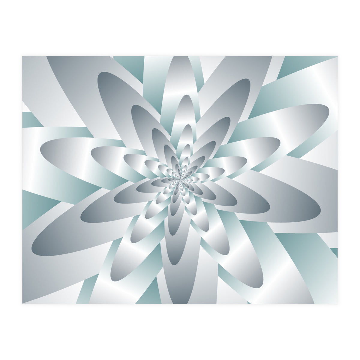 Swirl Flower Pattern  (Print Only)