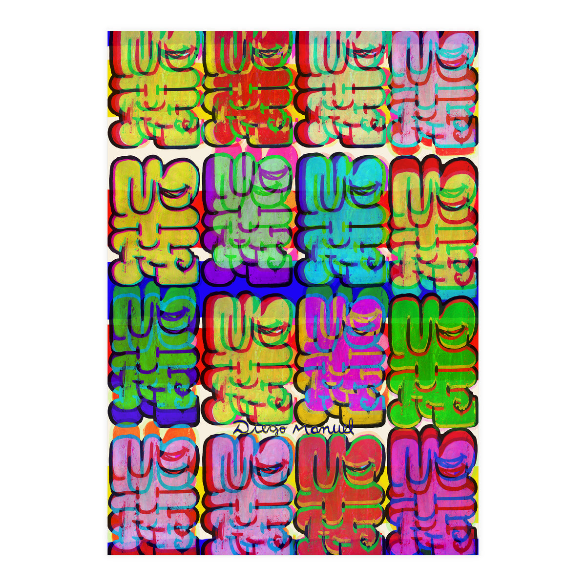 Graffitis 2021 Tapiz 125 (Print Only)