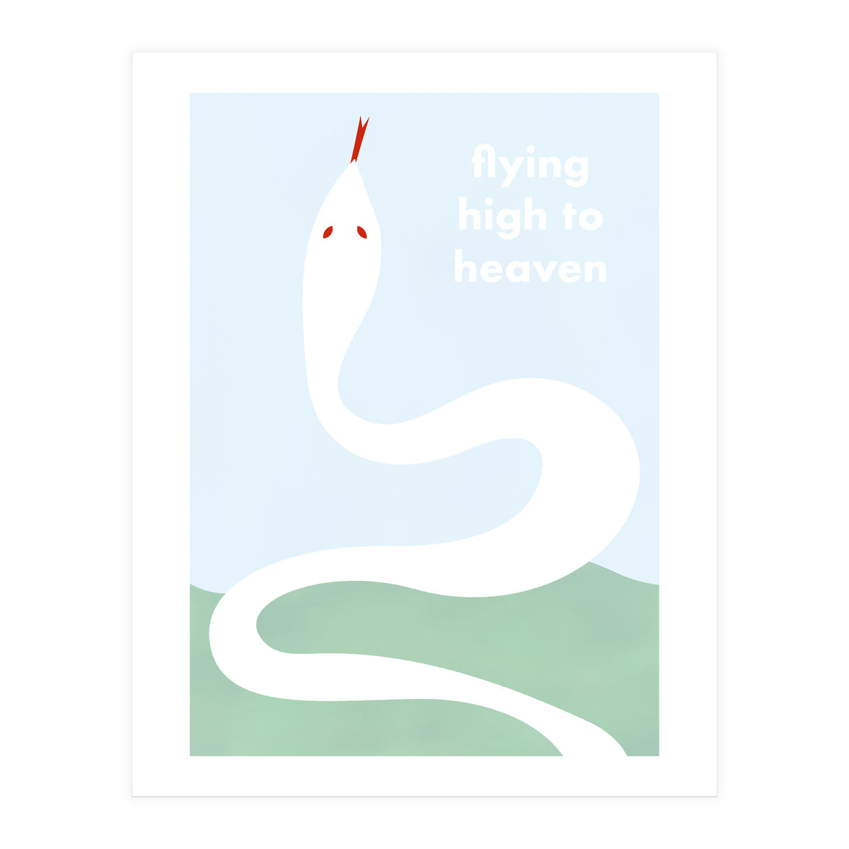 flying high to heaven (Print Only)