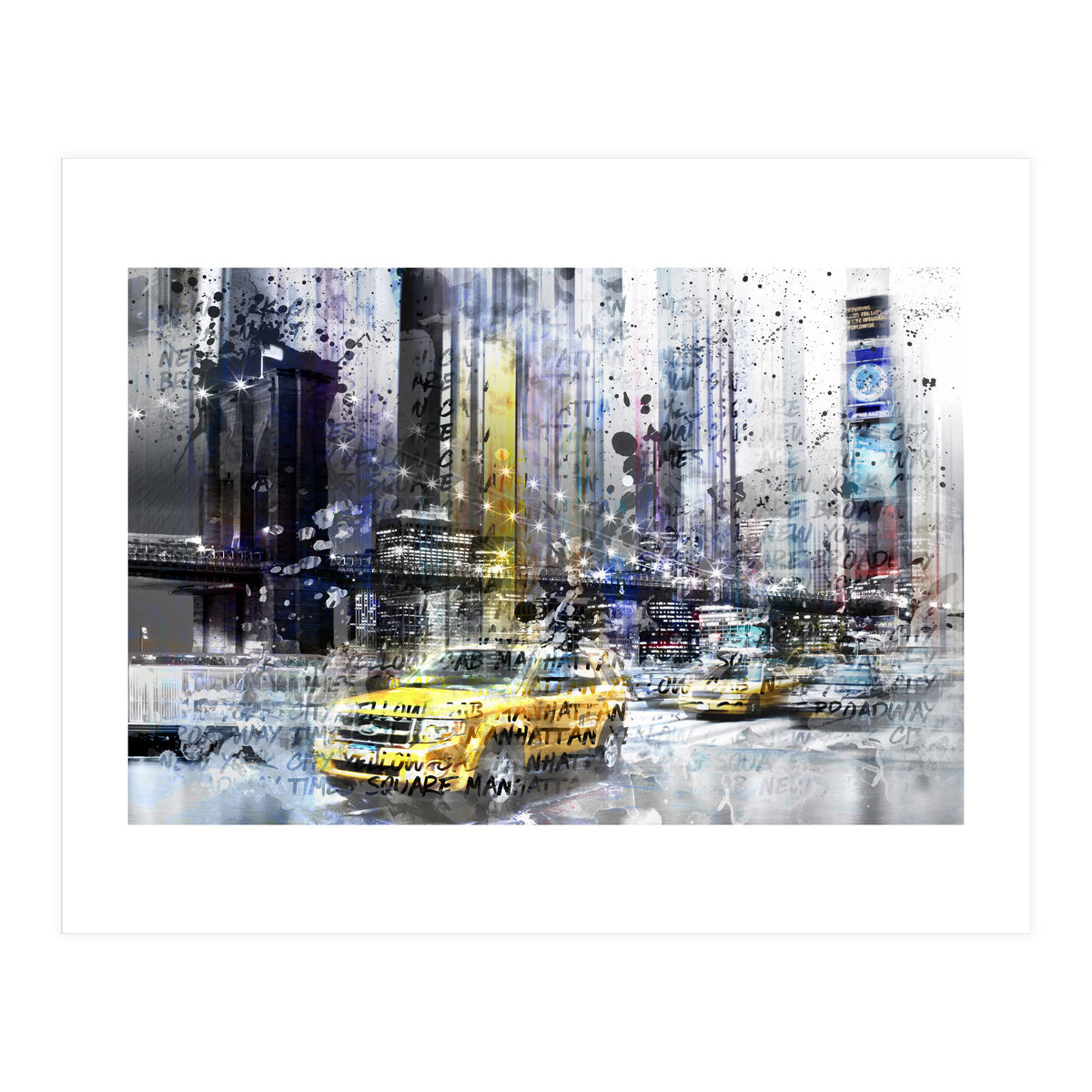 Modern Art NEW YORK Collage (Print Only)