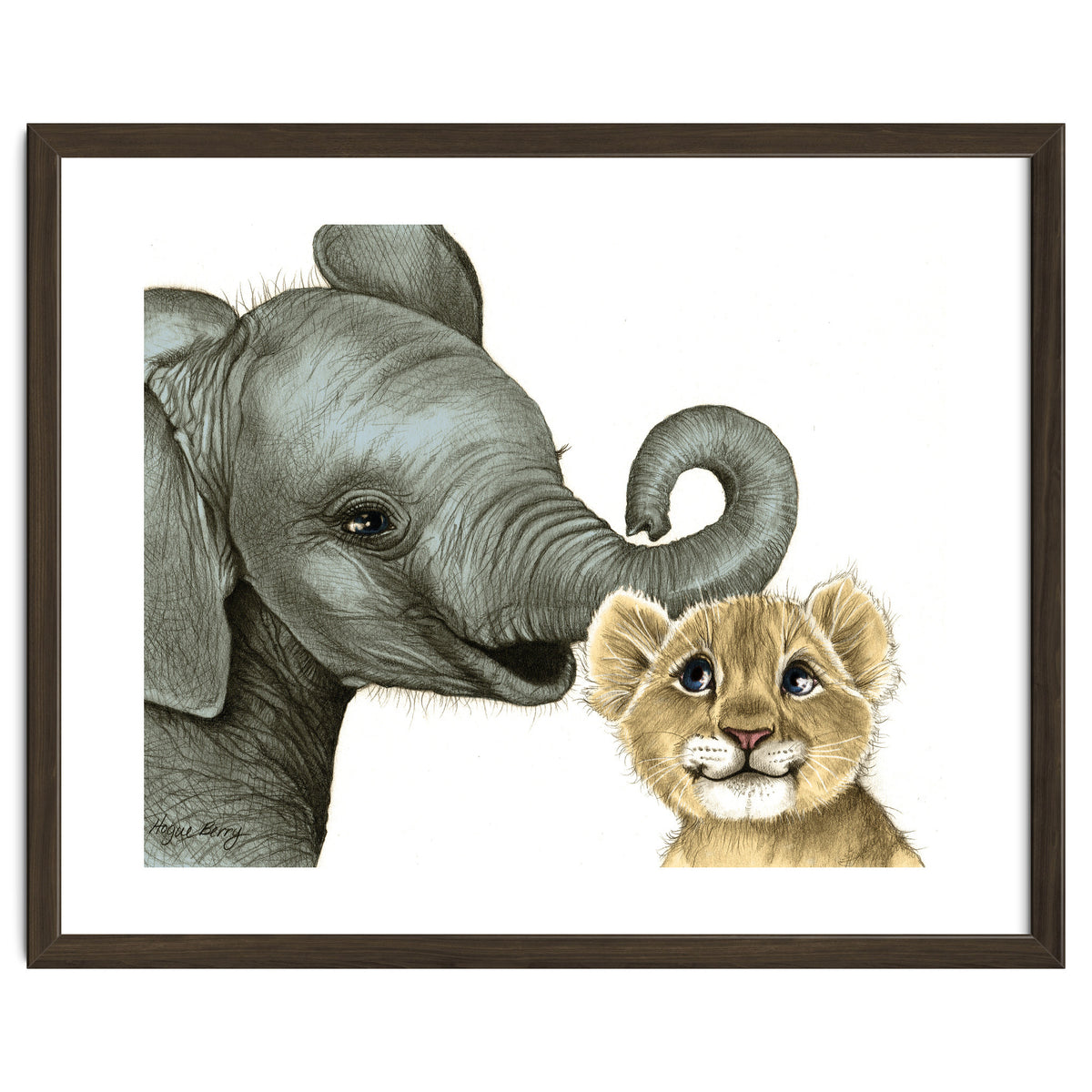 Best Friends, Elephant and Lion