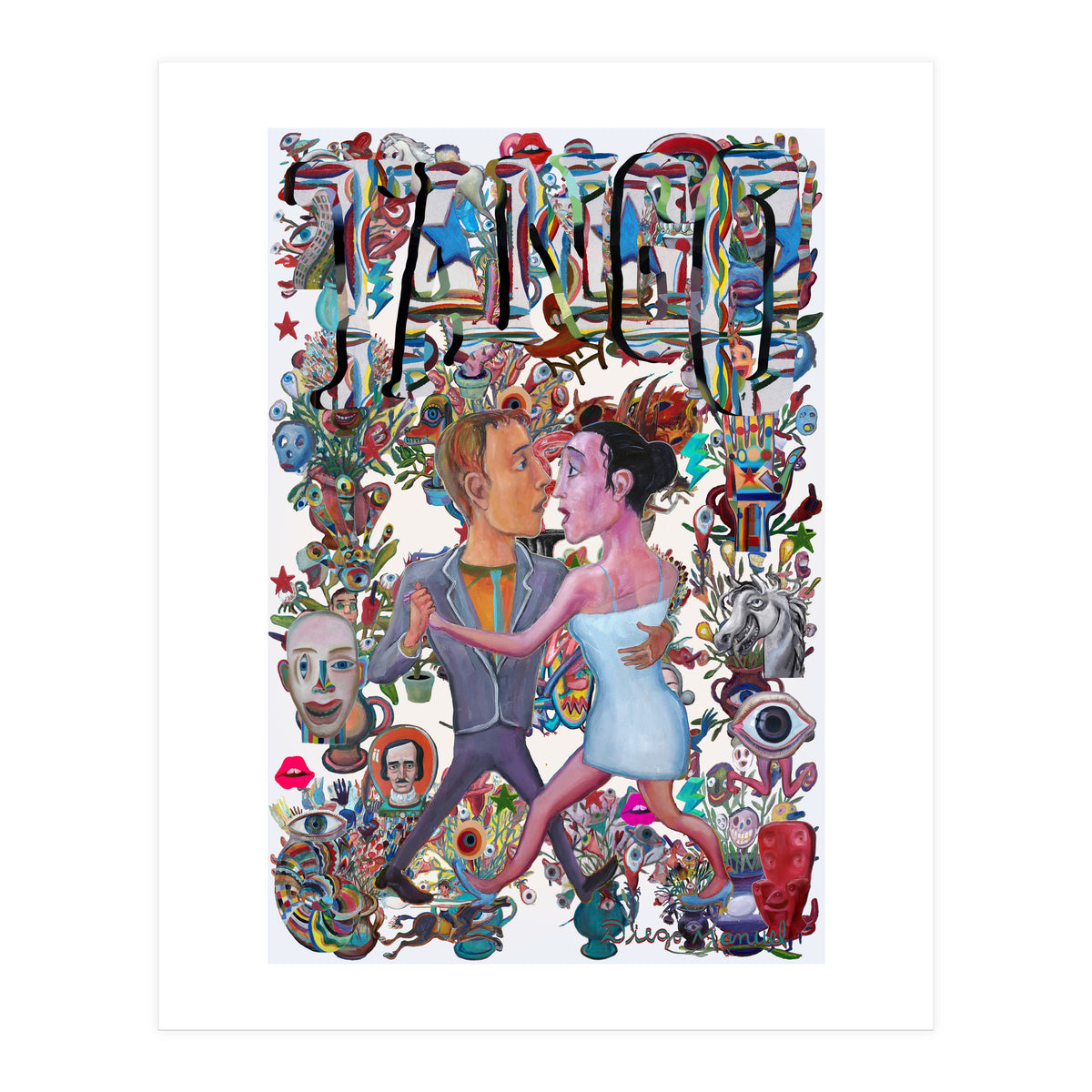 Tango Nuevo Tapiz 8 (Print Only)