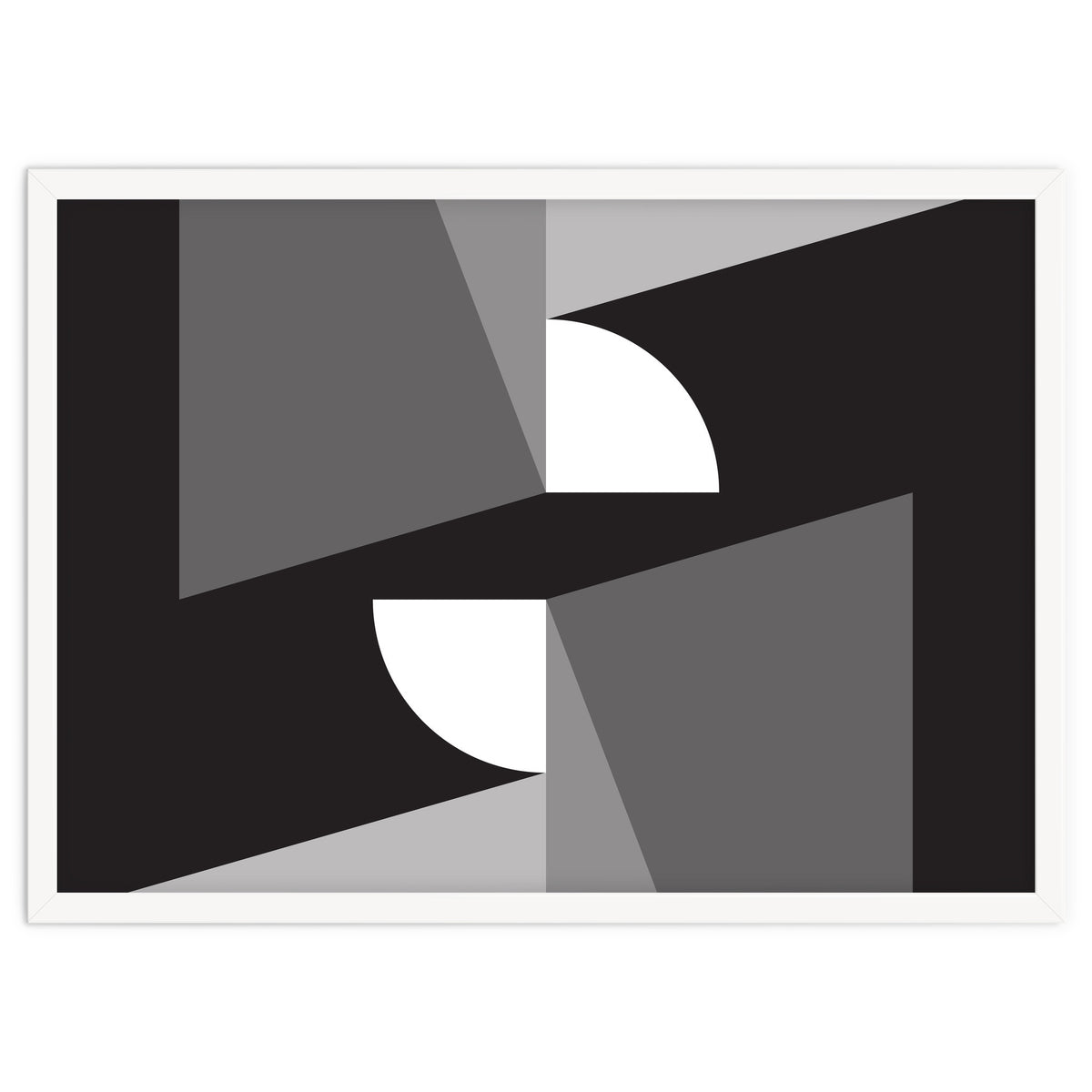 Geometric Shapes No. 11 - monochrome