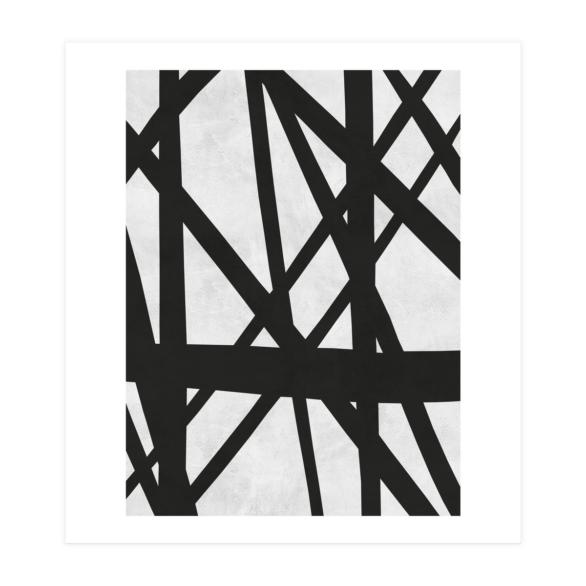 Expressionist black and white III (Print Only)
