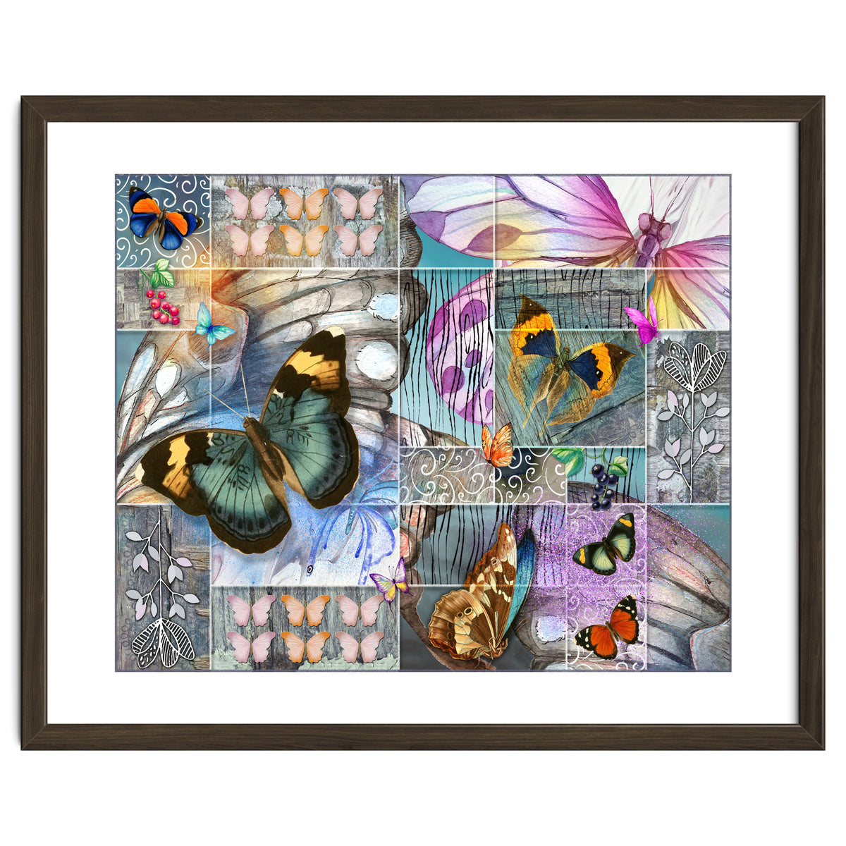 Butterfly Wings Collage