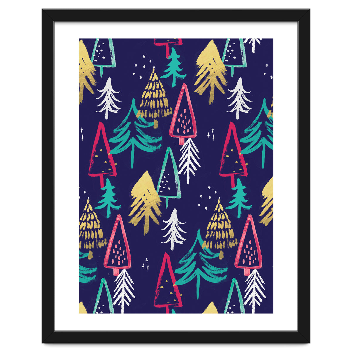 Christmas Pattern Trees