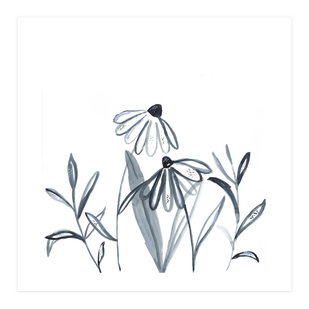 Meadow Line Work Square (Print Only)