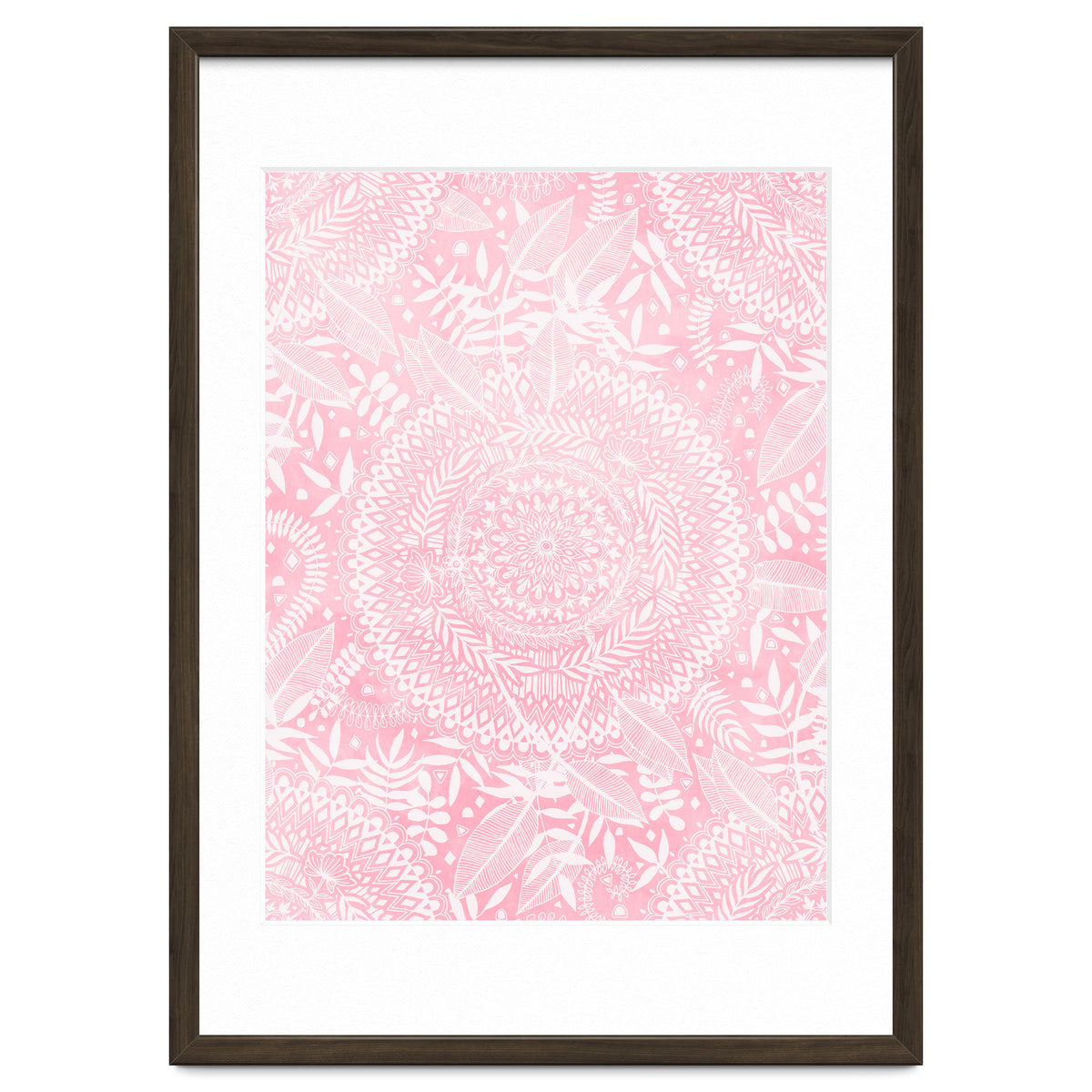 Medallion Pattern in Blush Pink