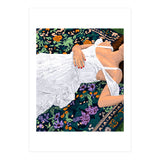 Moroccan Carpet, Bohemian Woman Painting (Print Only) thumbnail