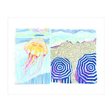 Provence Jelly fish & beach (Print Only) thumbnail