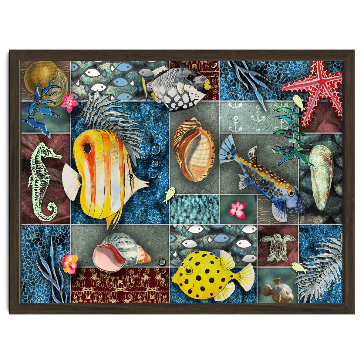 Sea Life Collage