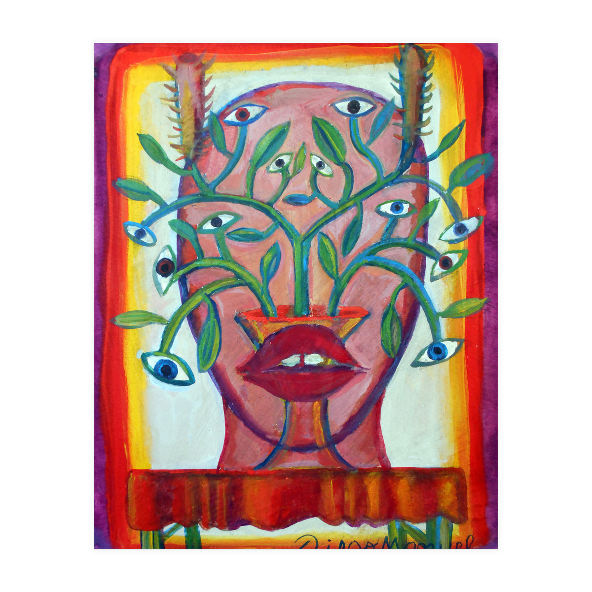 Cabeza De Mujer 5 (Print Only)