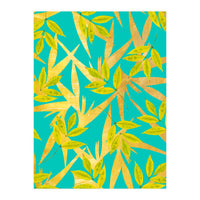 Gold & Teal Florals (Print Only)