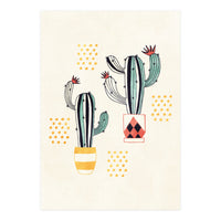 Cactus In A Pot (Print Only)