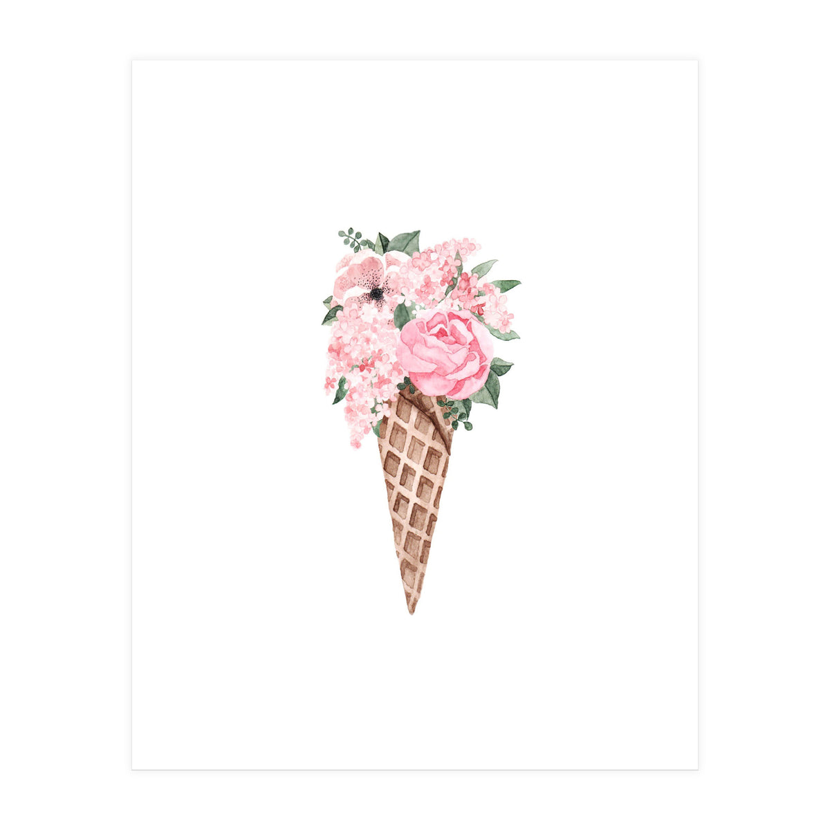 Flower Icecream (Print Only)