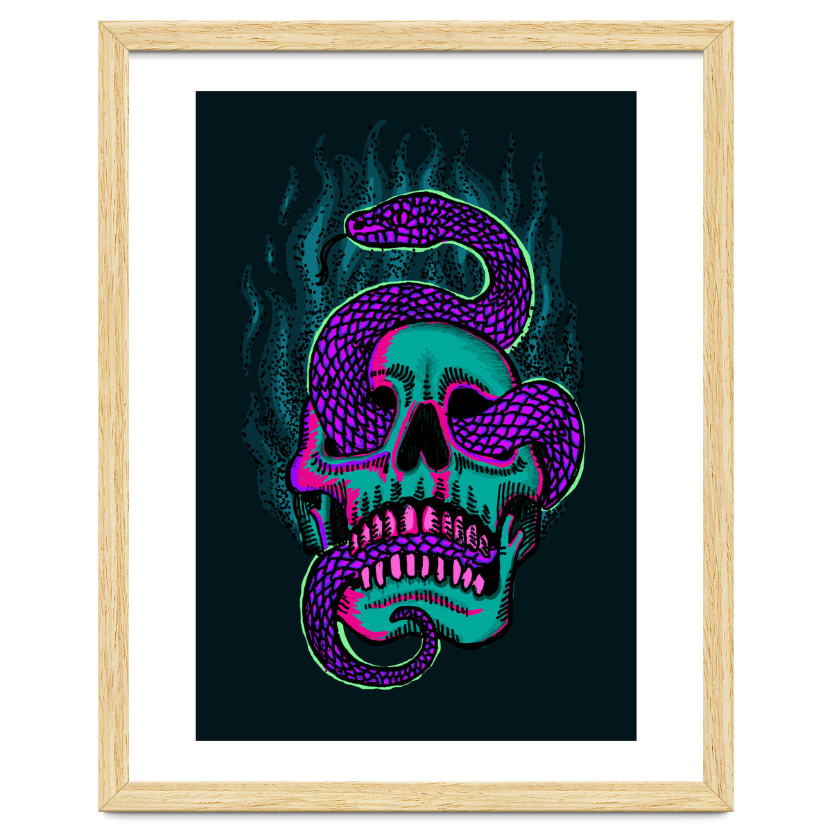 Skull & Snake