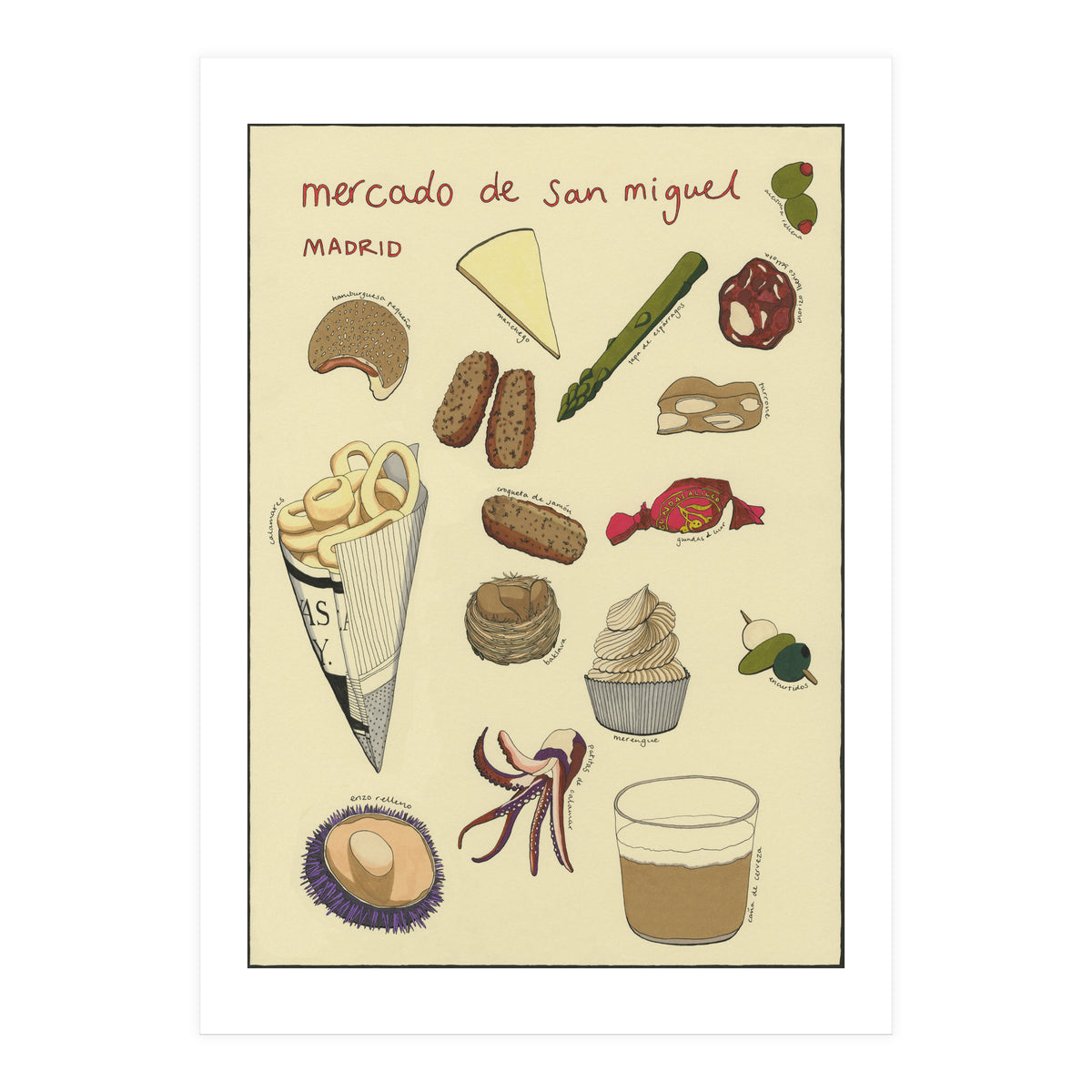 Mercado De San Miguel (Print Only)