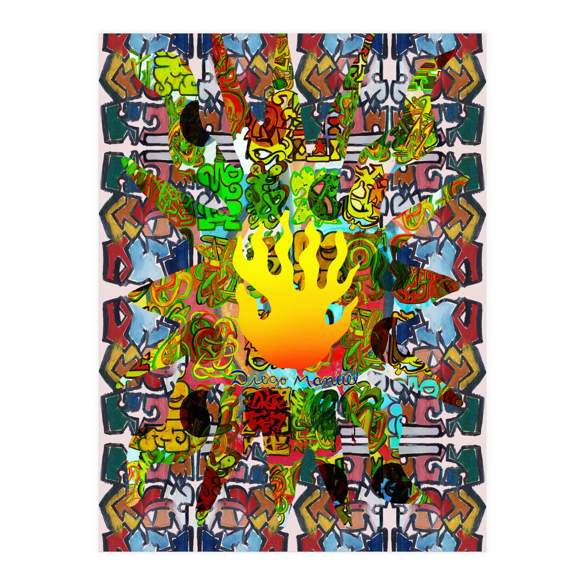 Fuego Y Graffiti 48 (Print Only)