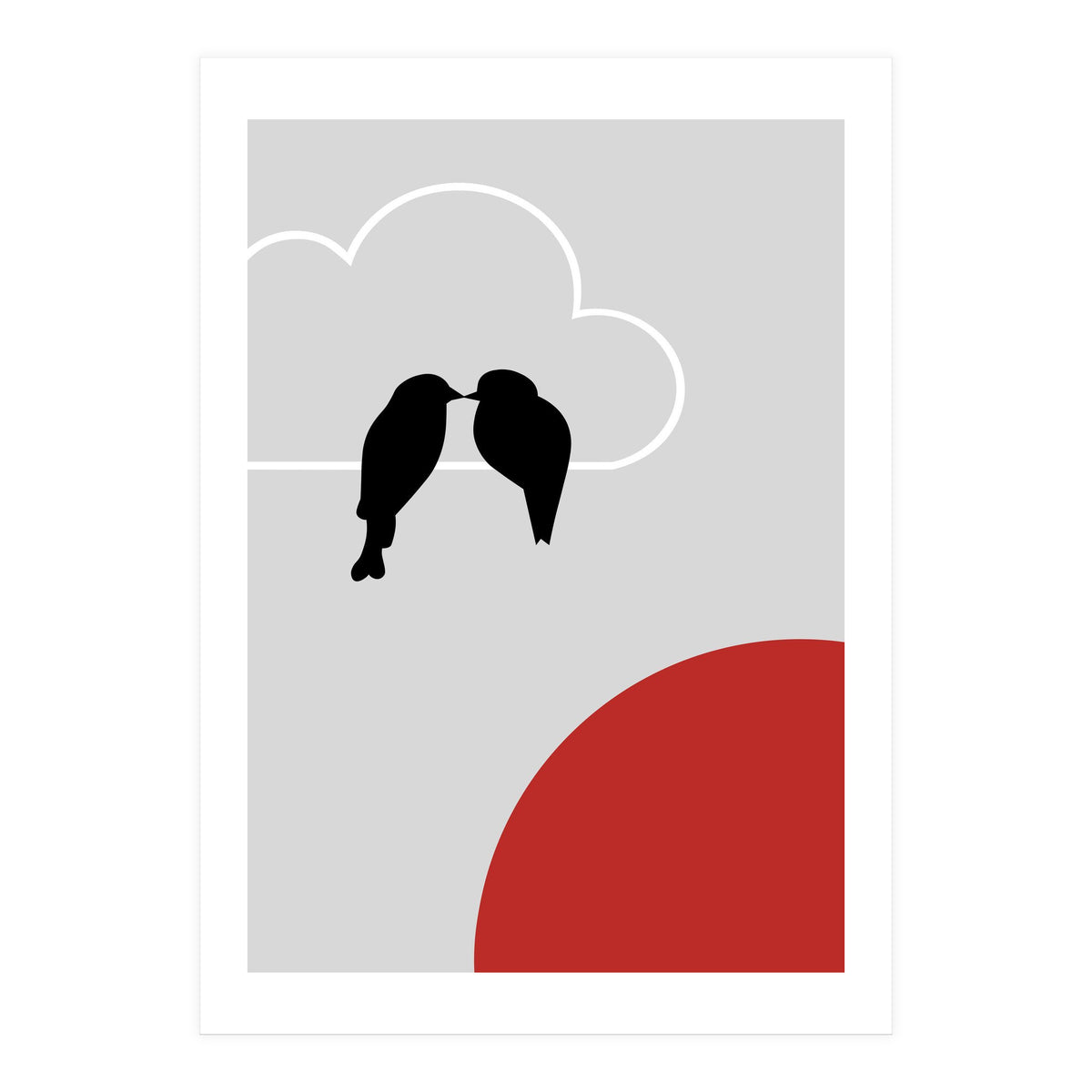 KISSING SUNSET (Print Only)