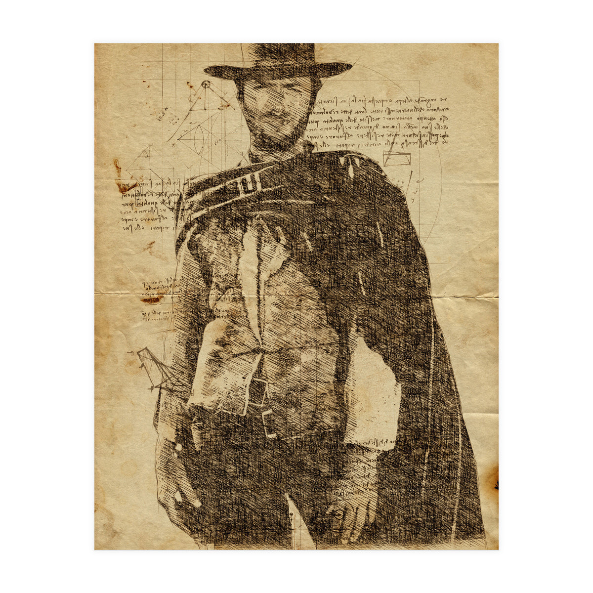 Clint Eastwood (Print Only)