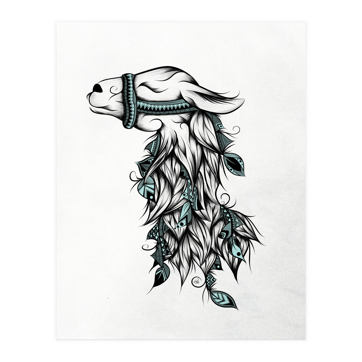 Poetic Llama (Print Only)