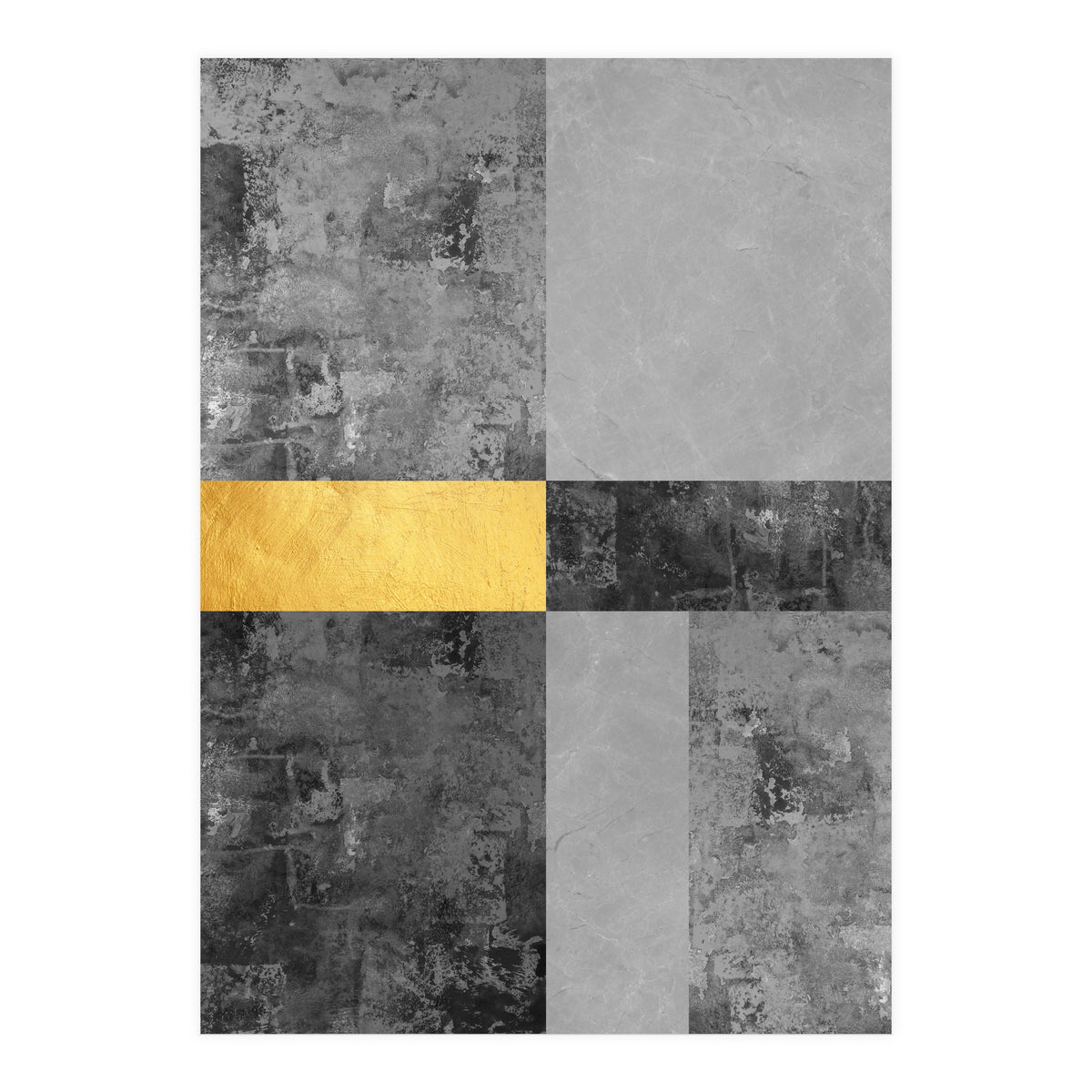 Geometric and golden V (Print Only)