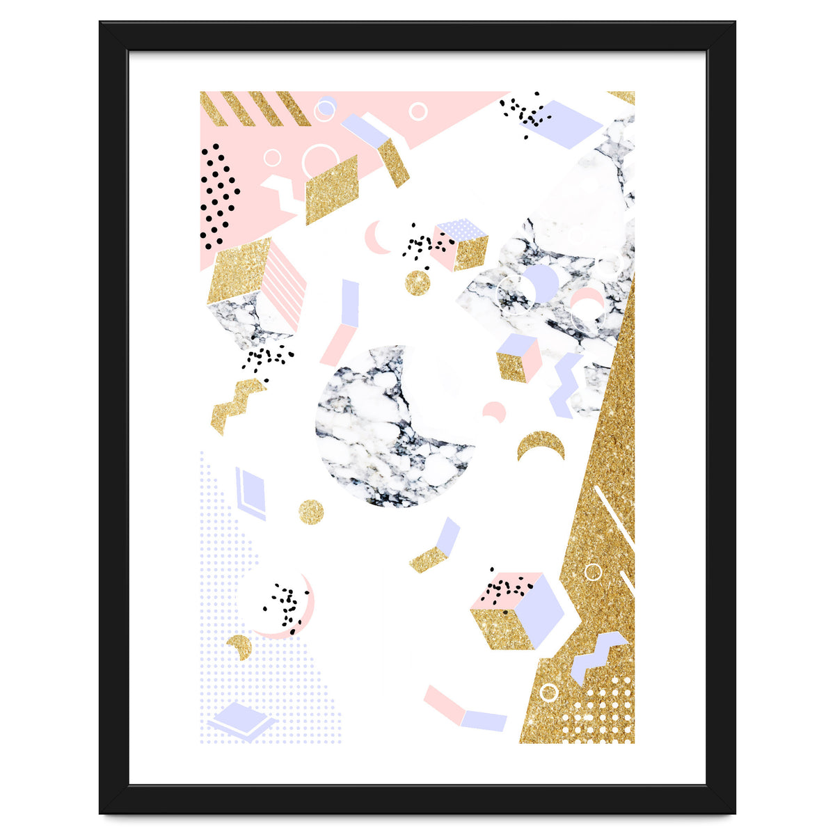 Marble Moon Abstraction