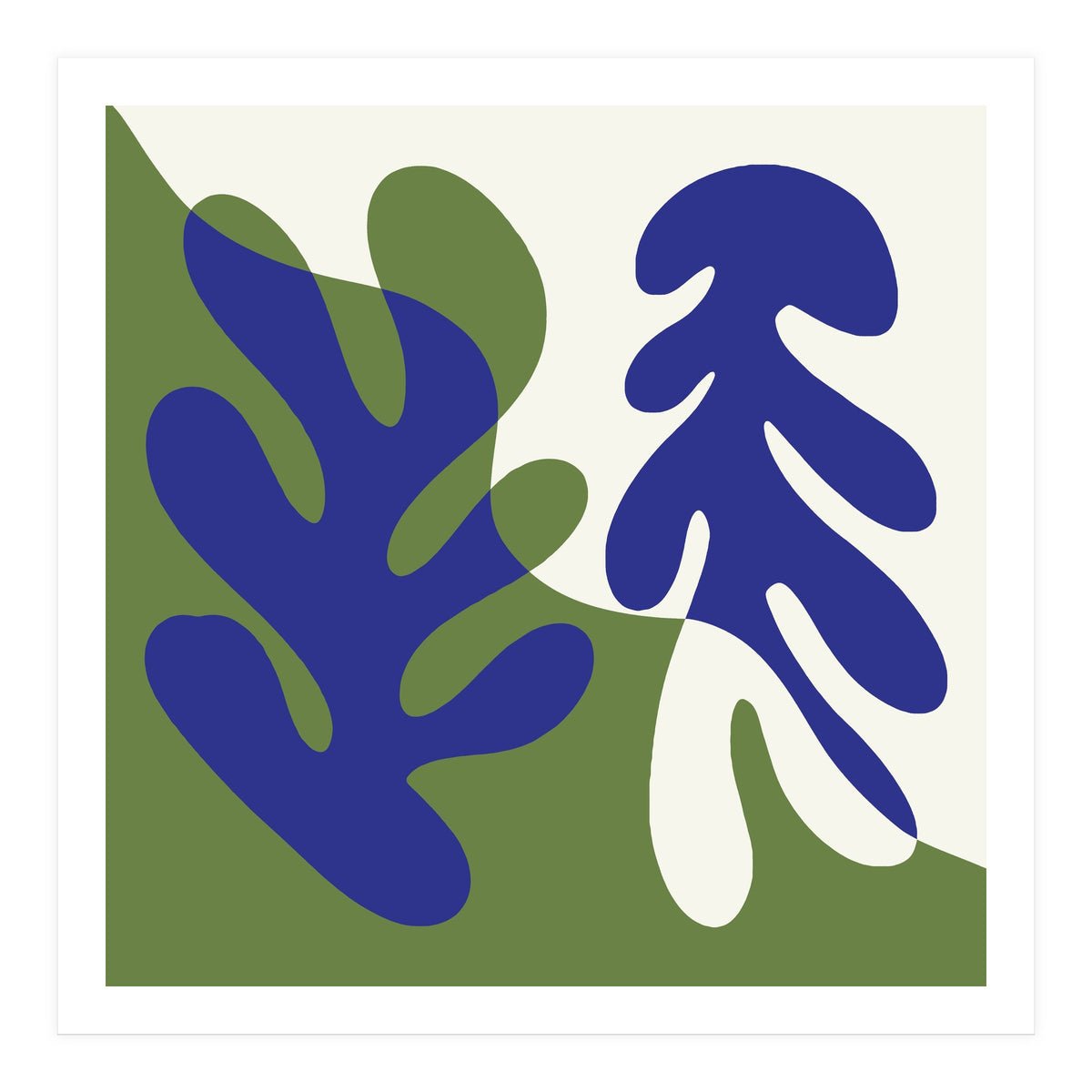 Matisse Inspired Organic Coral Shapes (Print Only)