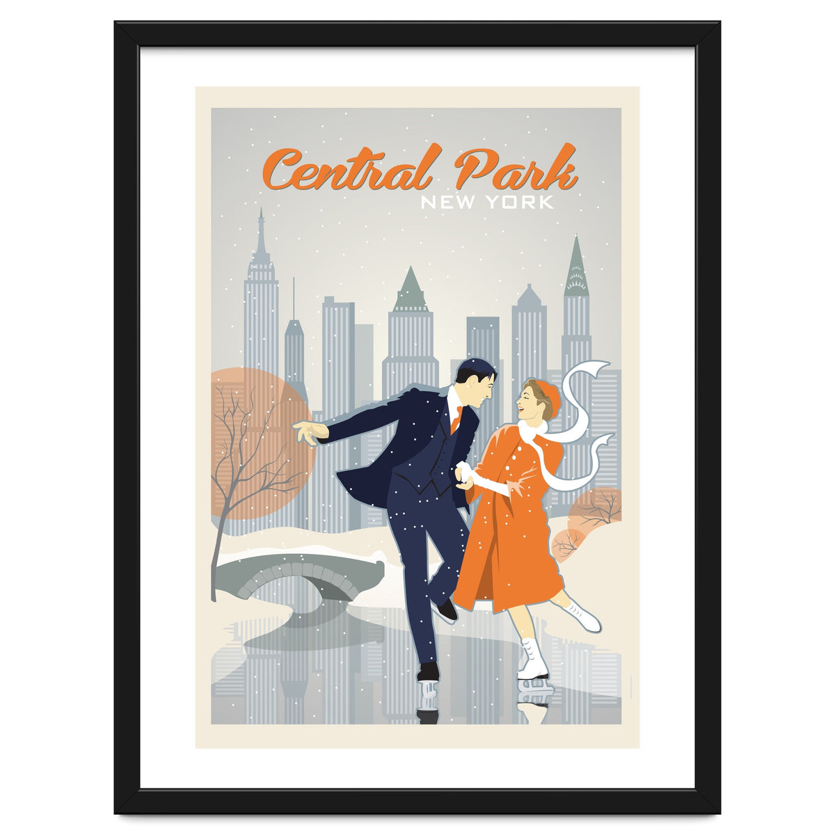 Skating in Central Park