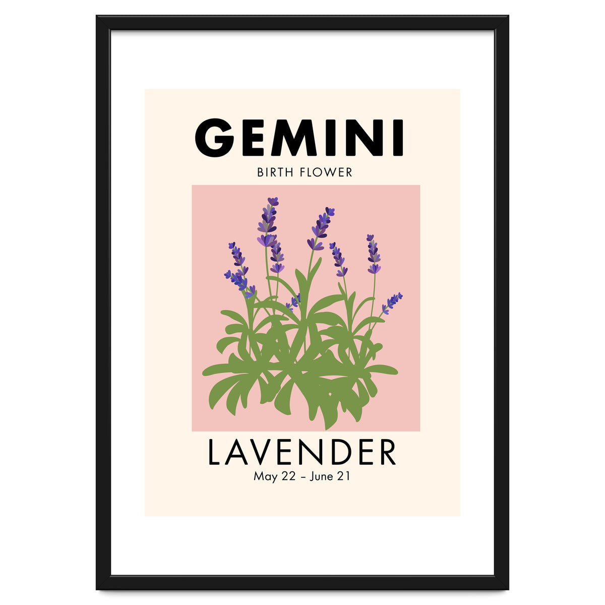 Gemini Birth Flower Lavender