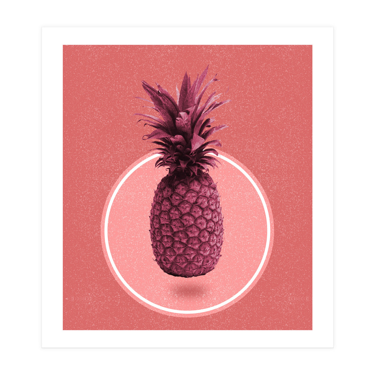 Purple Floating Pineapple  (Print Only)