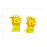 Two Lions  (Print Only) thumbnail