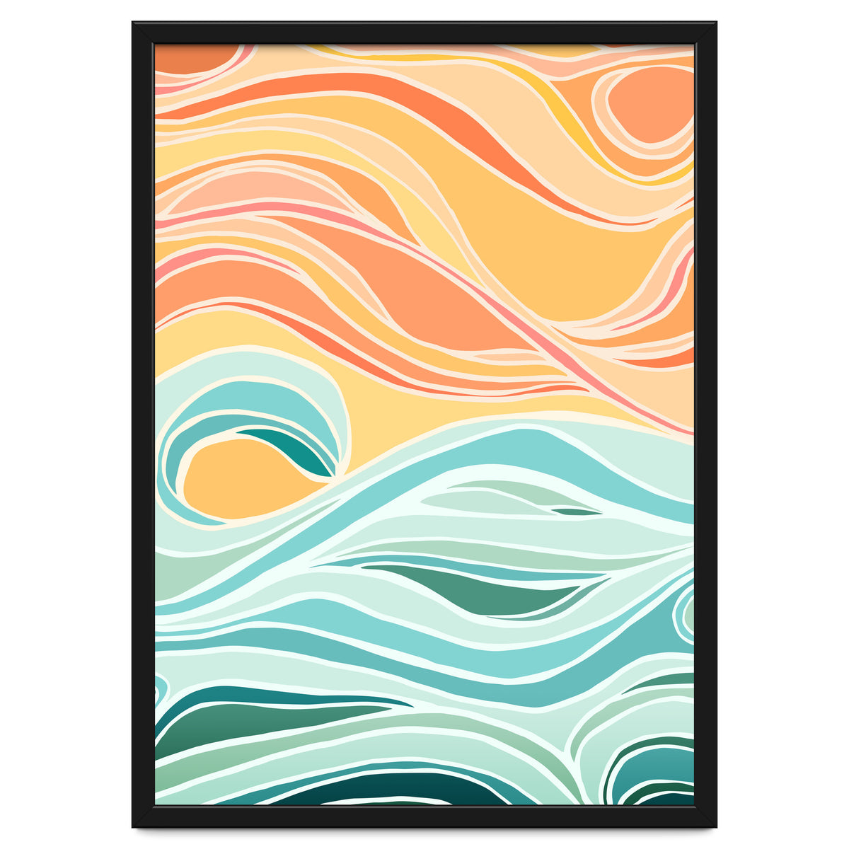 Sky And Sea Abstract