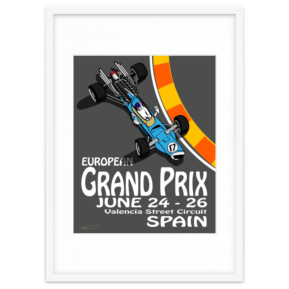 European Grand Prix poster