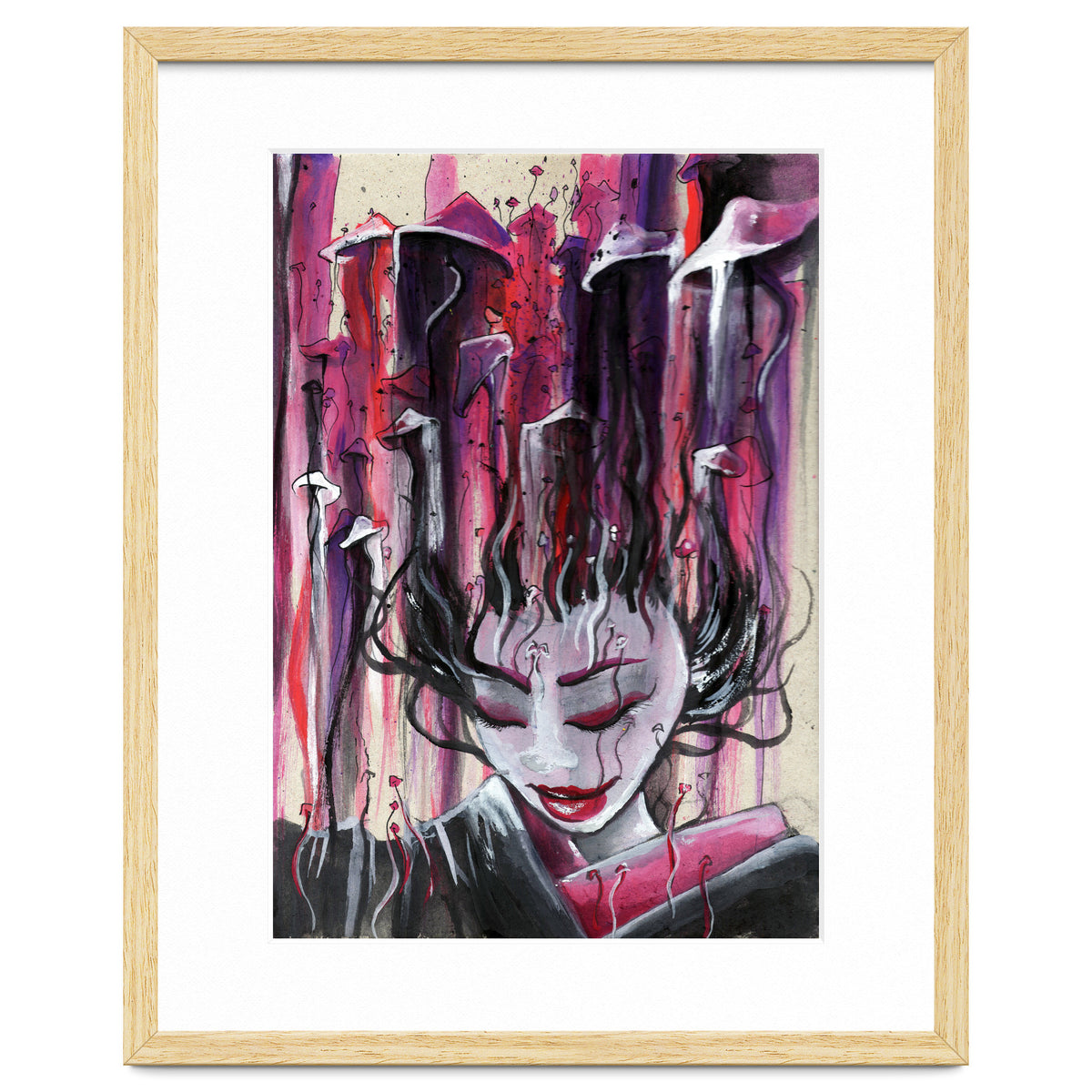 Geisha in Mushrooms: The Surrealistic Concubine