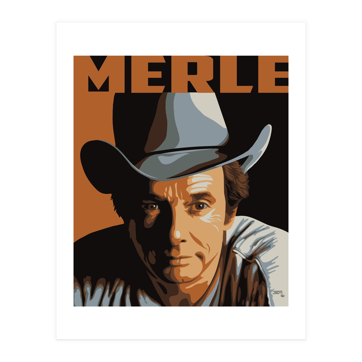 Merle Haggard Poster (Print Only)