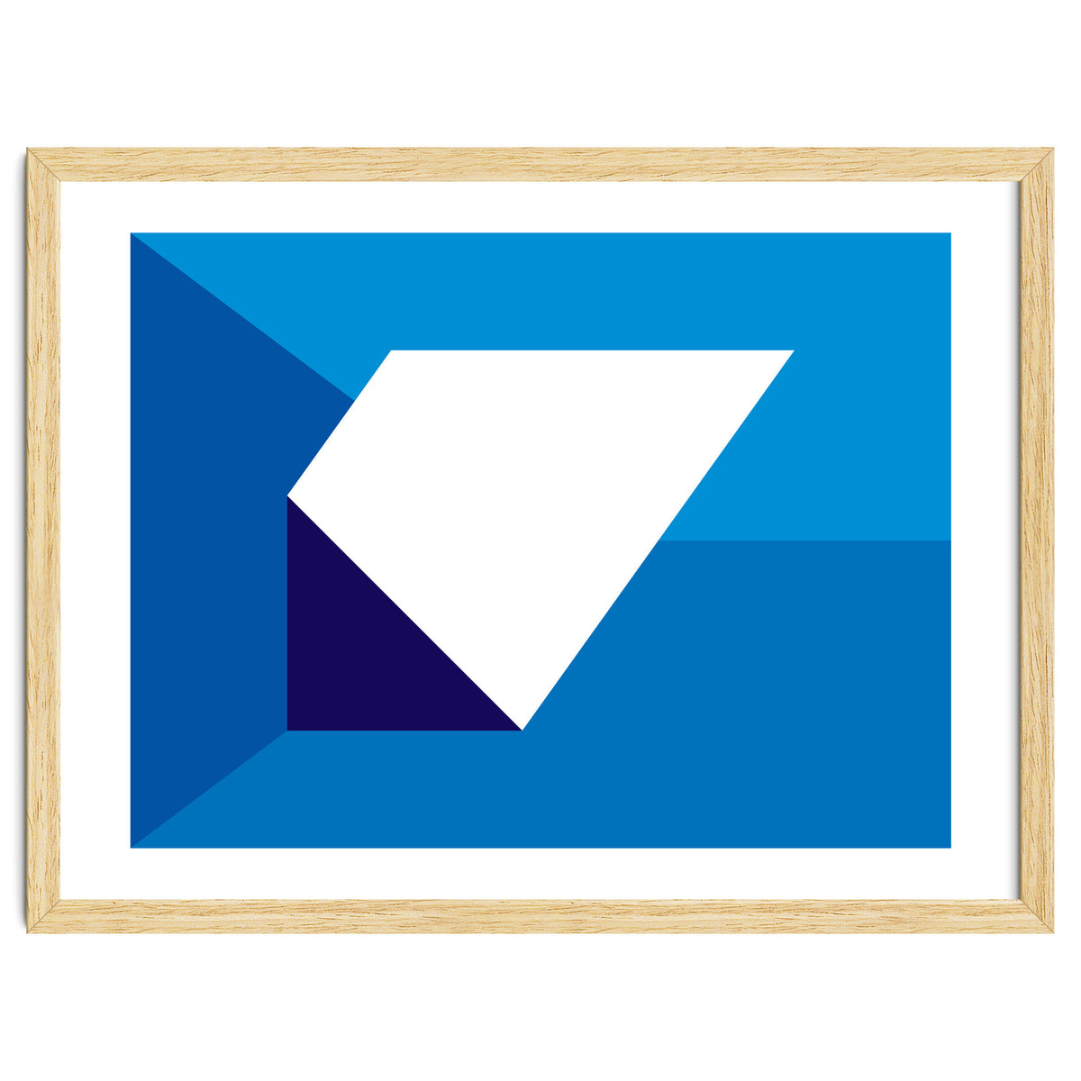 Geometric Shapes No. 32 -  blues