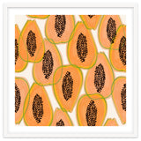 Papaya Cravings | Pastel Watercolor Tropical Fruit Food Painting | Juicy Sweet Illustration thumbnail