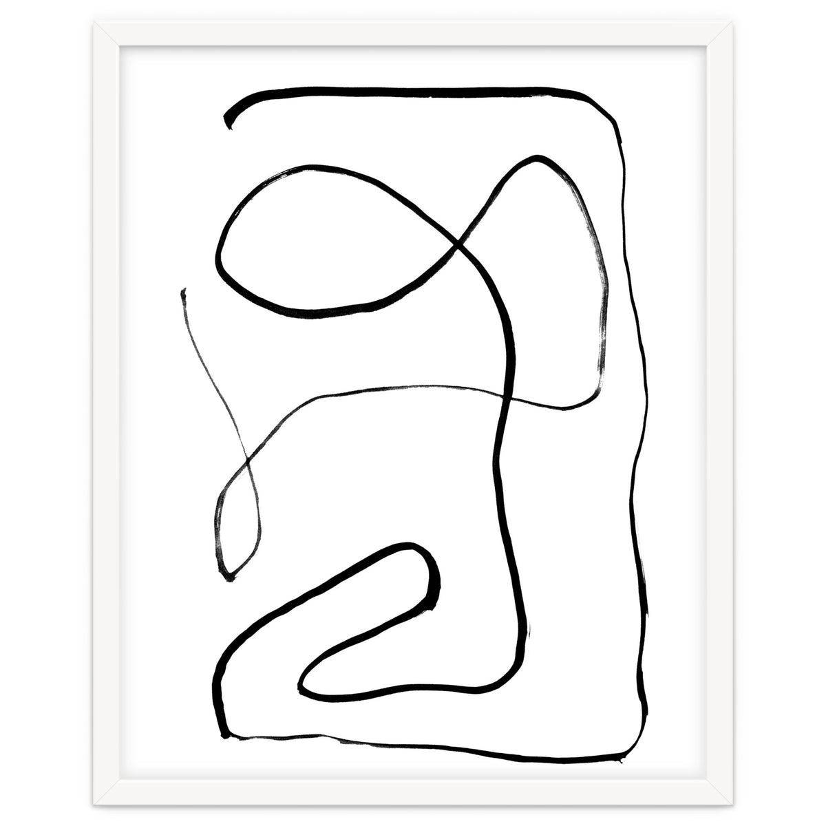 Mid-Century Line Art Print #2