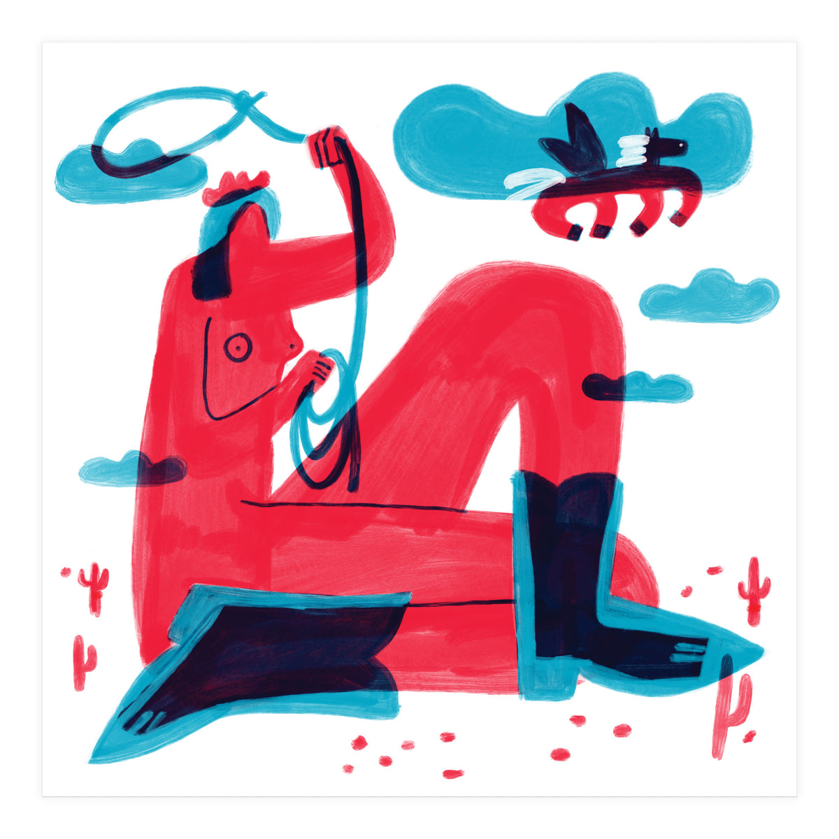 Runaway Pegasus (Print Only)