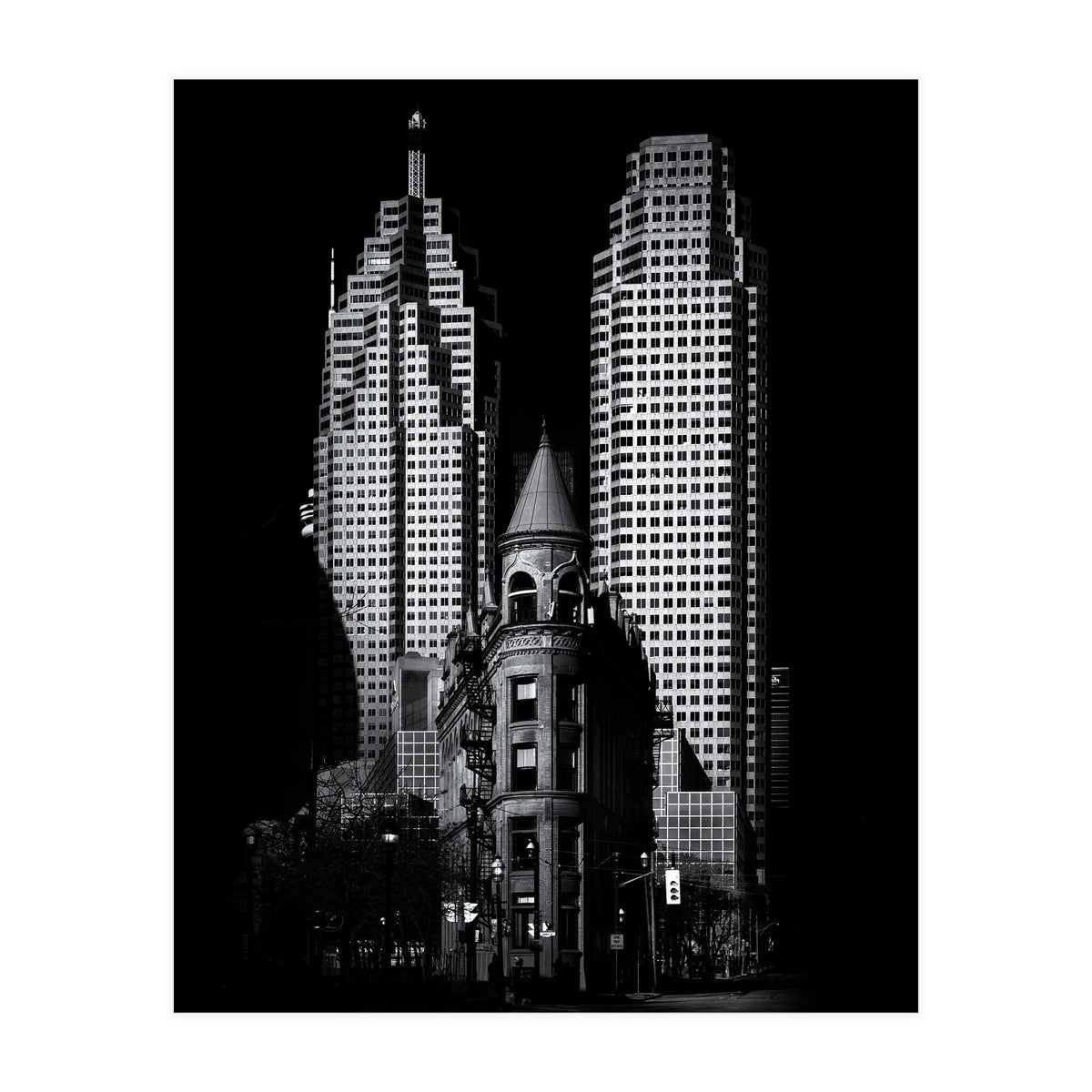 Gooderham Flatiron Building And Toronto Downtown No 2 (Print Only)