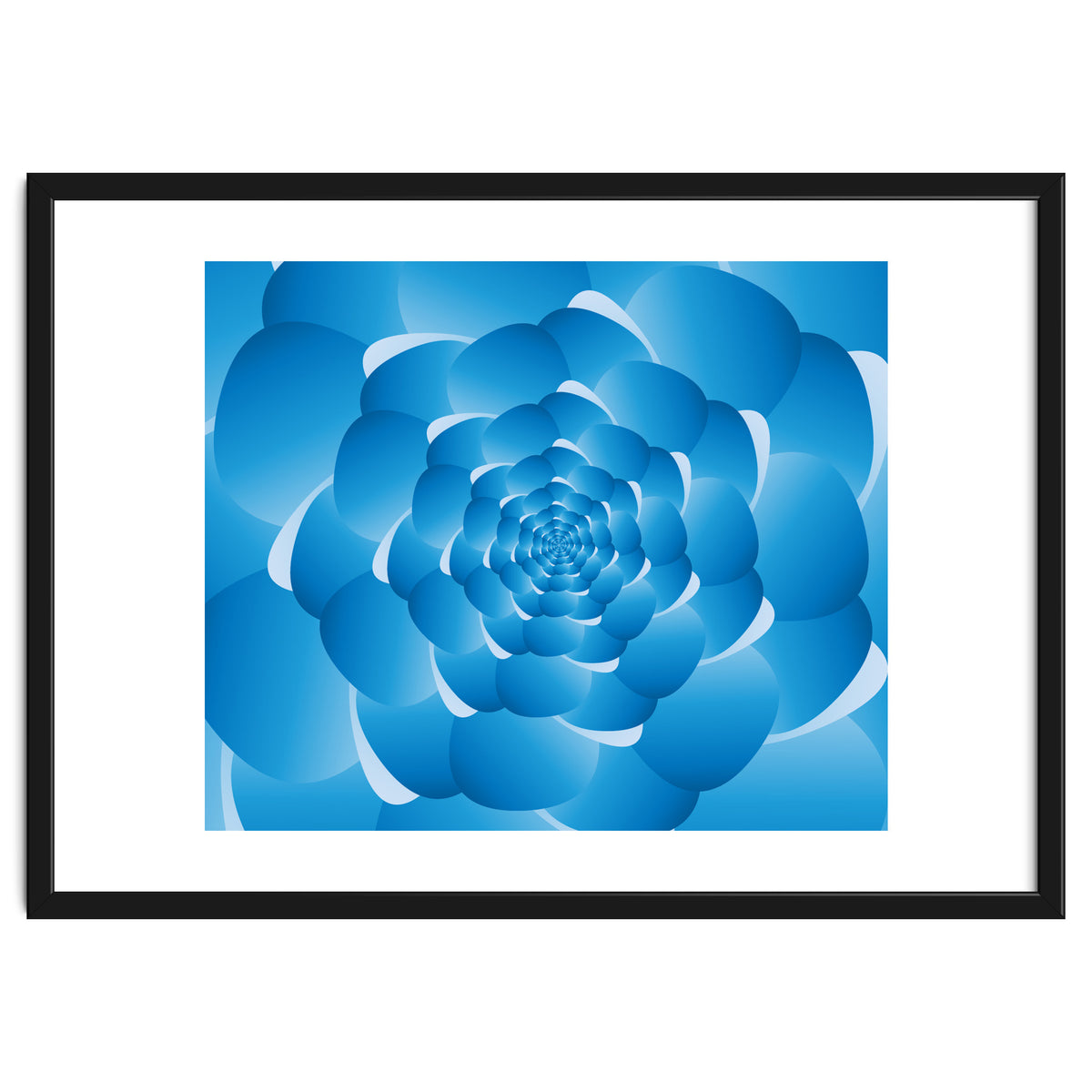 Sky Cloud Spiral Blue Spiral