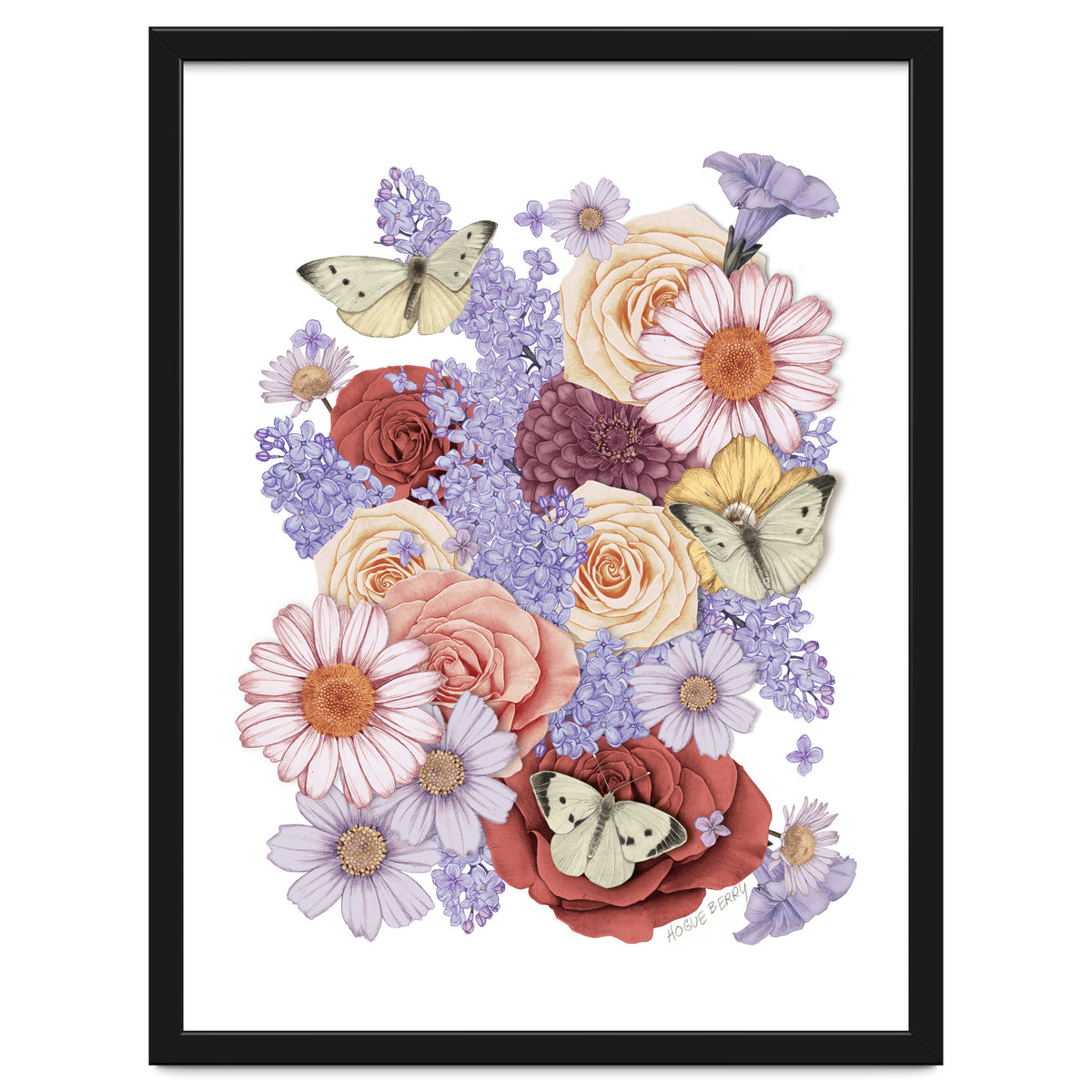 Flowers and Butterflies